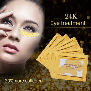 24K Golden Moisturizing Eye Mask (10 Piece)